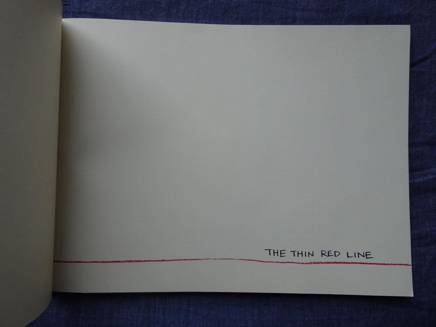  - THE THIN RED LINE