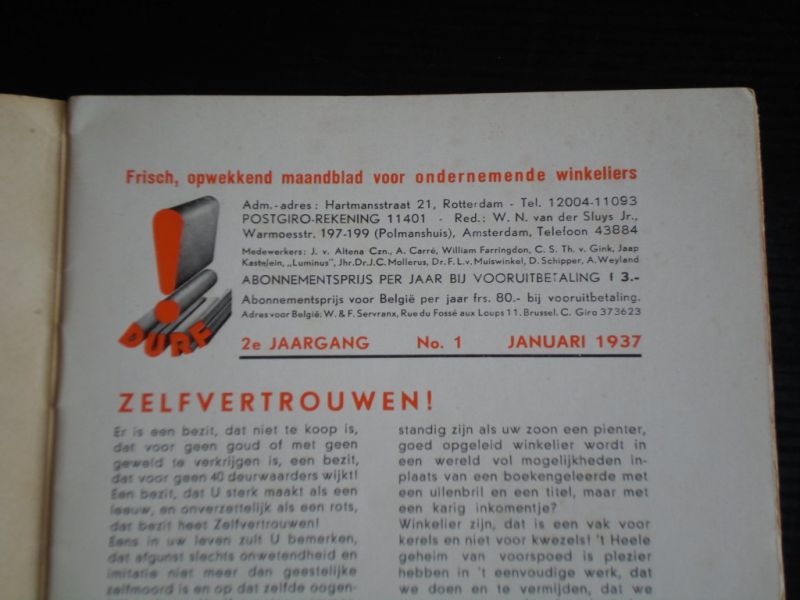  - Durf, Frisch, opwekkend maandblad voor ondernemende winkeliers