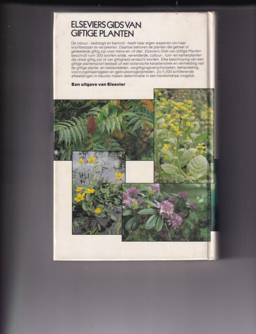 Cleene, M de - Elseviers gids van Giftige planten , alle giftige tuin-, kamer- wilde planten met 200 afbeeldingen in kleur