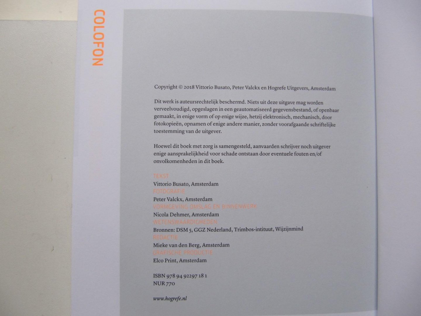 Busato, Vittorio / Peter Valckx - What's wrong with me? / Gezichten achter de DSM