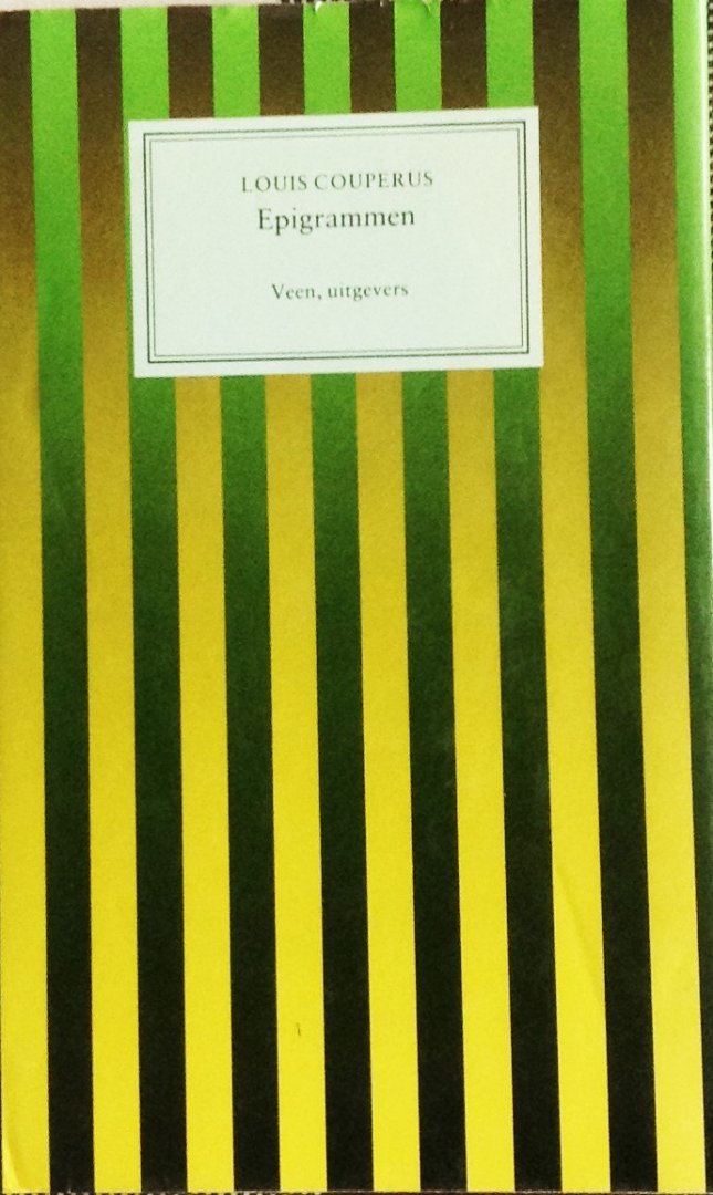 Couperus, Louis - Epigrammen