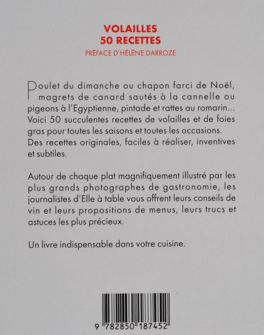 redactie Elle - Volailles 50 recettes