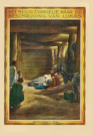 Lukas     Illustrator S. van der Schaar - De handelingen der apostelen beschreven door Lukas met plaatjes + Het heilig evangelie naar de beschrijving van Lukas met plaatjes : met plaatjes naar teekeningen en schilderijen vervaardigd in het heilige land