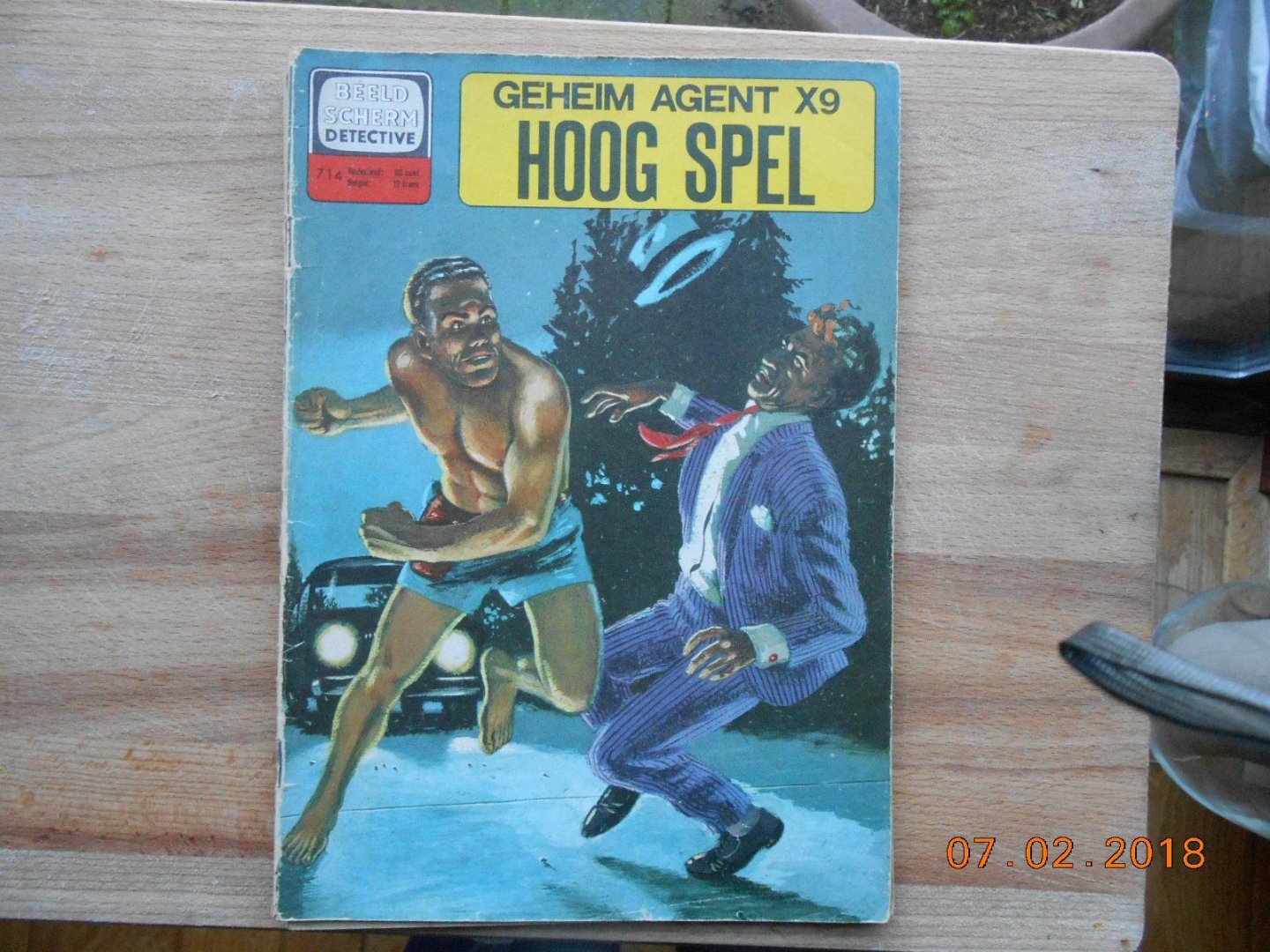  - Beeldscherm detective no 704-707-709-712-714- en De chimp-nappers Agent X