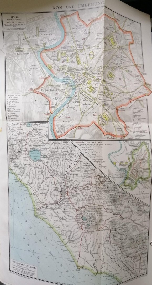 Otto Kaemmel - Rom und die Campagna * Land und Leute * Monographie zur Erdkunde