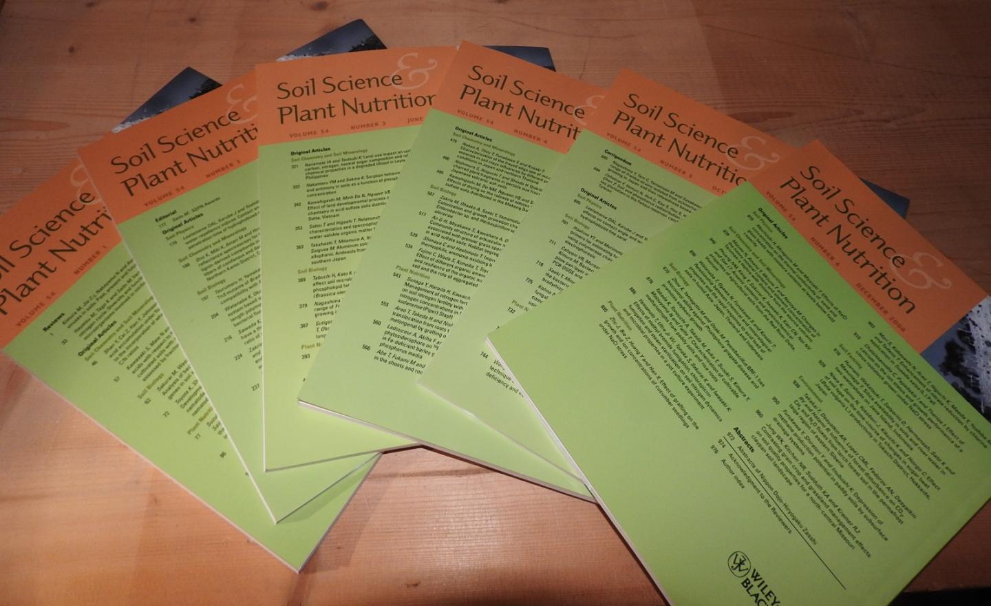  - Soil science and plant nutrition 2008 Volume 54 Complete