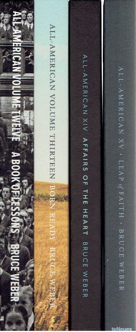 WEBER, Bruce - Bruce Weber - All-American SET - Volumes 12 + 13 + 14 + 15.