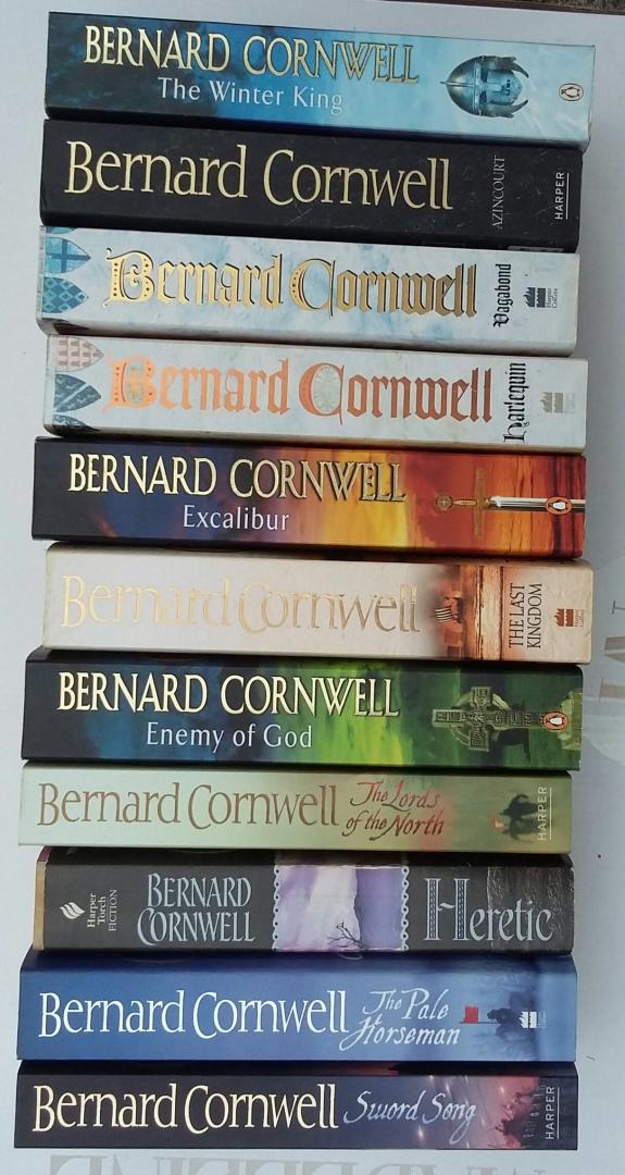 Cornwell, Bernard - 12 titels: historische romans (zie Extra)