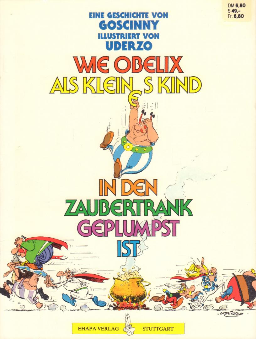 Goscinny / Uderzo - Wie Obelix als Kleines Kind in den Zaubertrank Geplumpst ist, softcover, gave staat