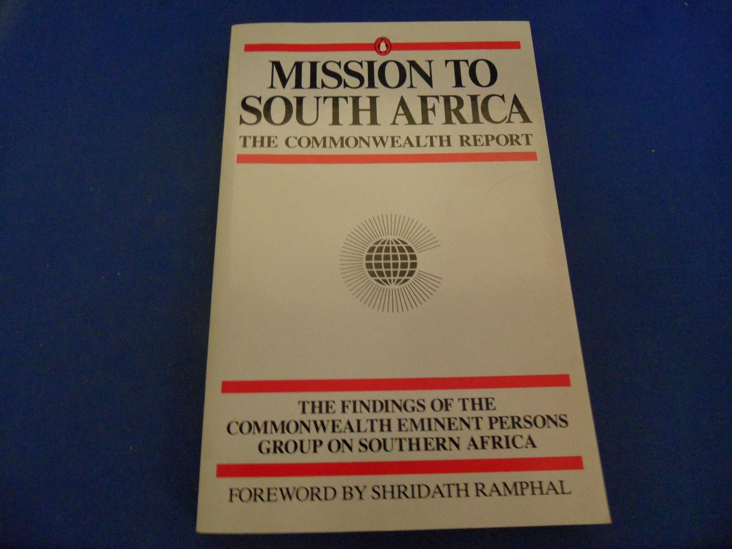 Ramphal, S. - Mission to South Africa, the commonwealth report