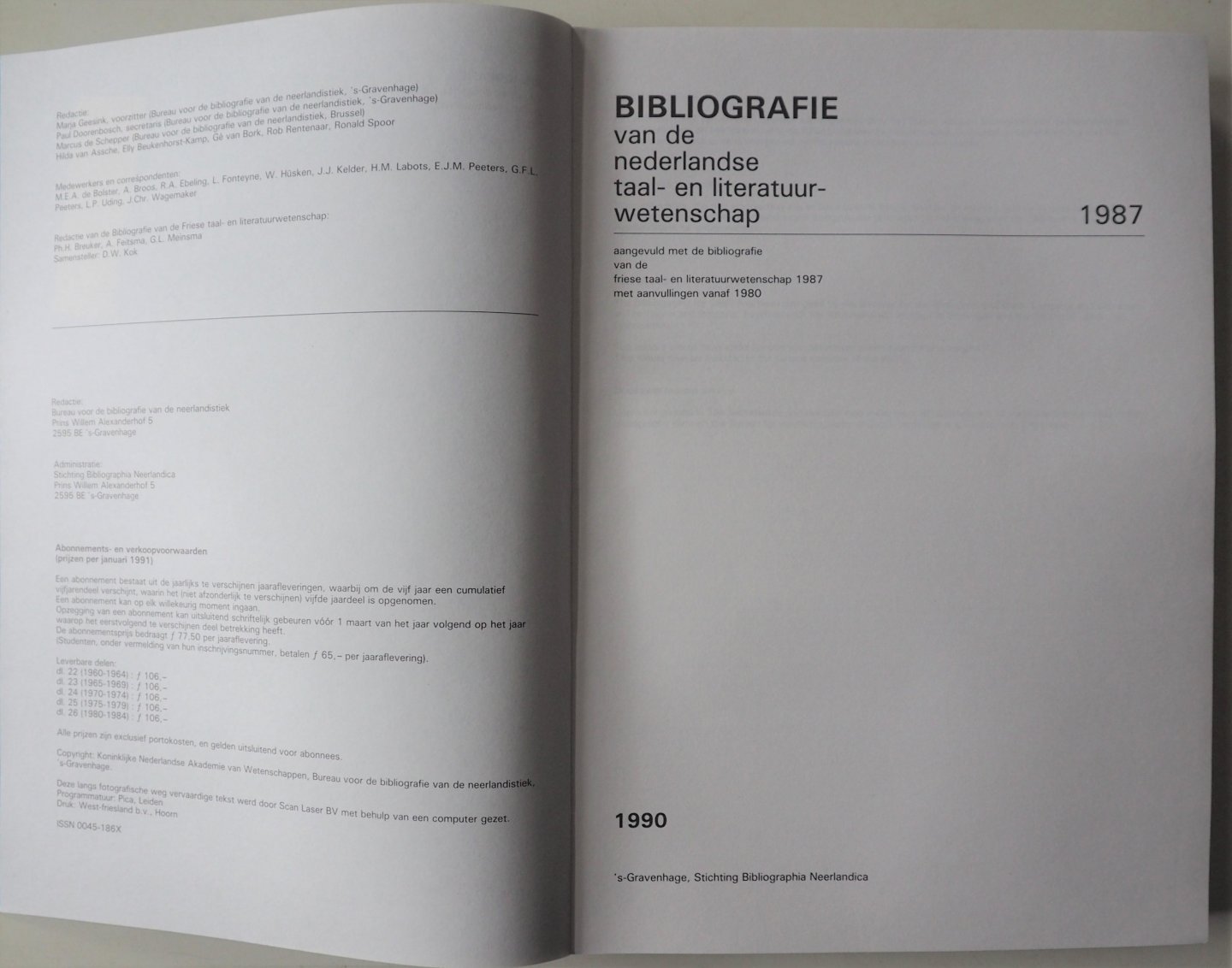 Geesink M S, Doornenbosch Paul e.a. - BNTL Bibliografie van de Nederlandse taal- en literatuurwetenschap 1987 Aangevuld met de bibliografie van de Friese taal- en literatuurwetenschap 1987 met aanvulling vanaf 1980