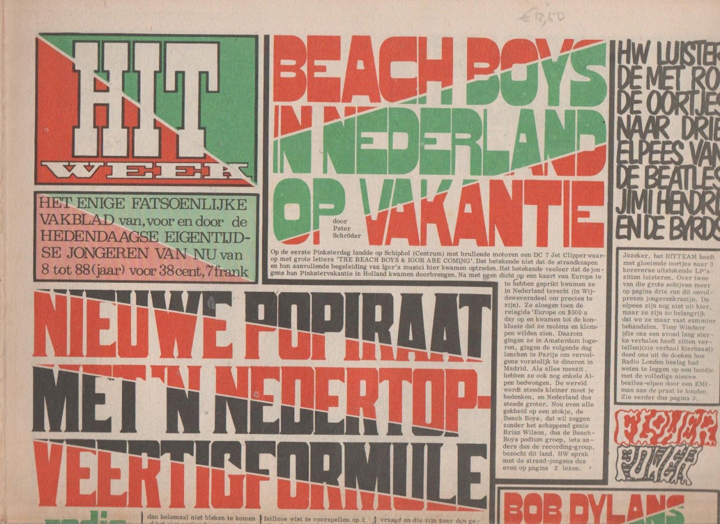  - Hitweek 2e jrg. 35 Beach Boys in NL