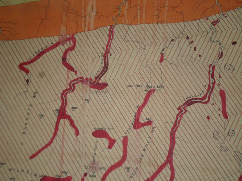  - Geologische schetskaart van Suriname volgens R.Yzerman