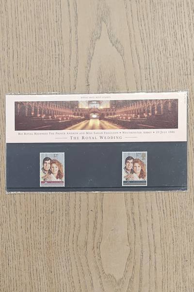 ROYAL MAIL. - 1986 GB. Royal Mail 1986 Royal Wedding of Prince Andrew Presentation Pack, Stamp folder with 4 stamps