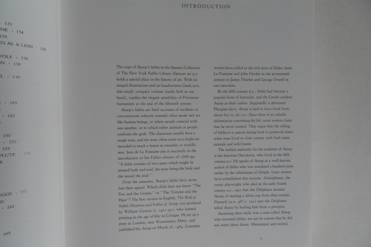 McTigue, Bernard (translated from the Greek); Fahy, Everett (introduction by). - The Medici Aesop. - Spencer MS 50. - From the Spencer Collection of the New York Public Library.