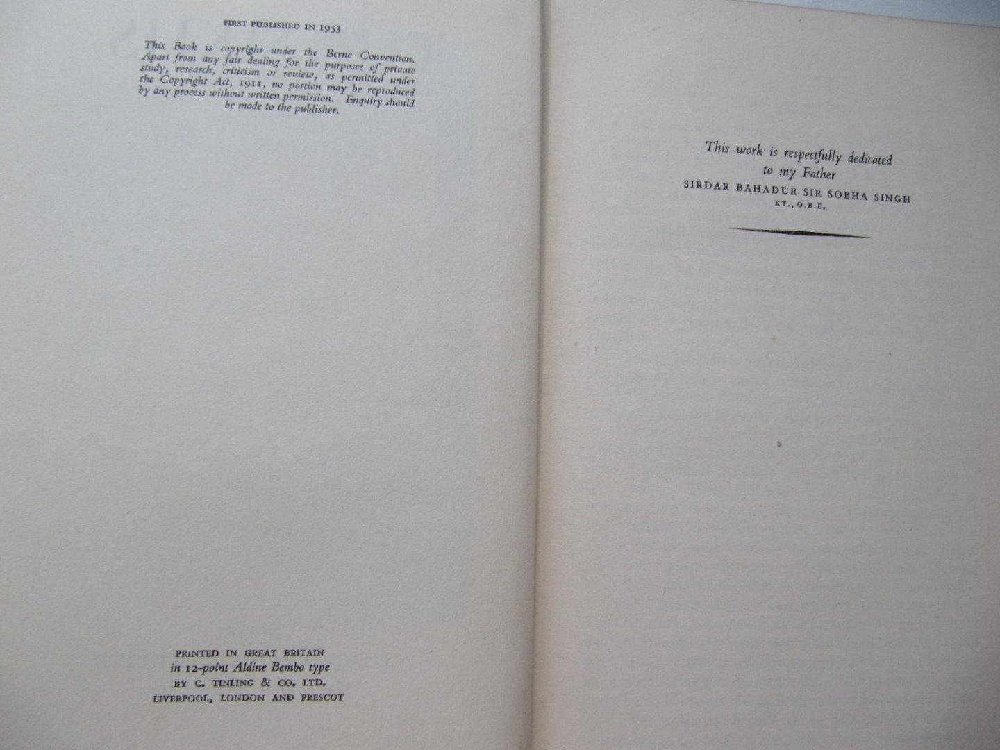 Khushwant Singh - The Sikhs