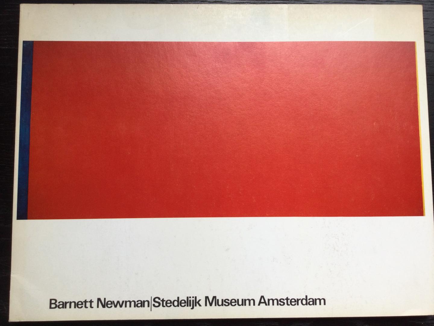 Hess, Thomas, B. - Barnett Newman, Stedelijk museum Amsterdam