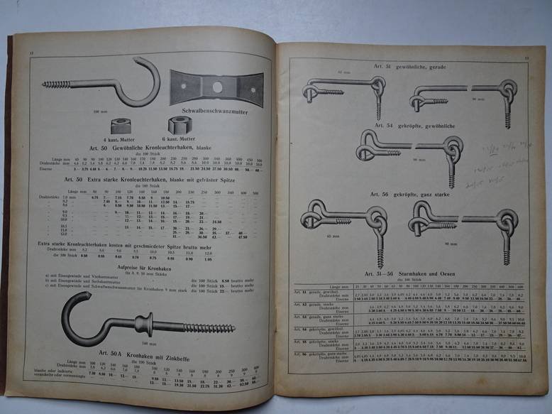 N.n.. - Wilh. Lüsebrink Halver. Schrauben- und Drahtkurzwarenfabrik. Preß- und Stanz-Werk, Gesenk- u. Hand-Schmiederei, Zinkgießerei. Ausgabe 1934.