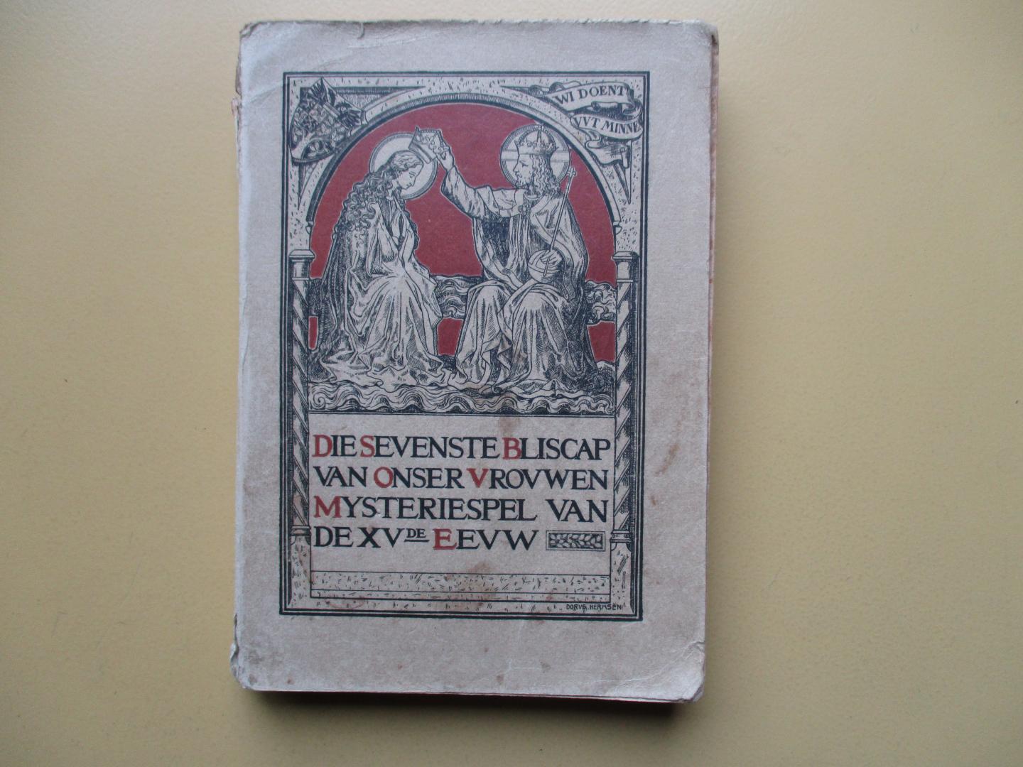 Moller,H. (inleiding - Die Sevenste Bliscap van Onser Vrouwen Mysteriespel van de XVde Eeuw