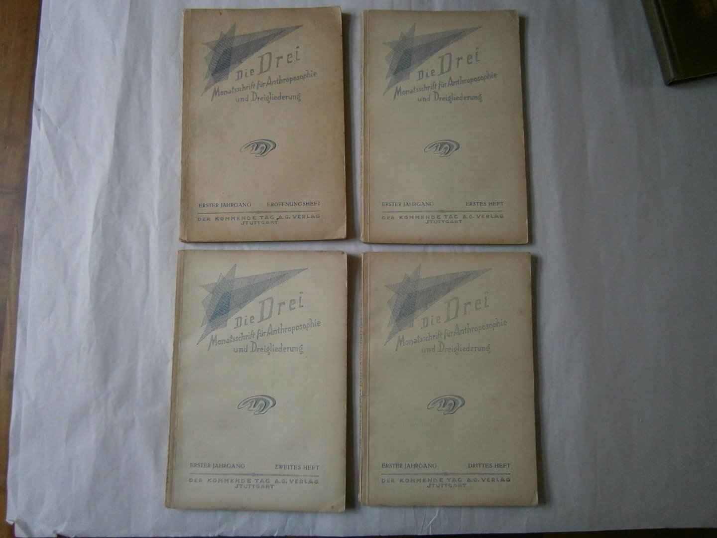 Rudolf Steiner u.a. - Die Drei Monatsschrift für Anthroposopfie und Dreigliederung