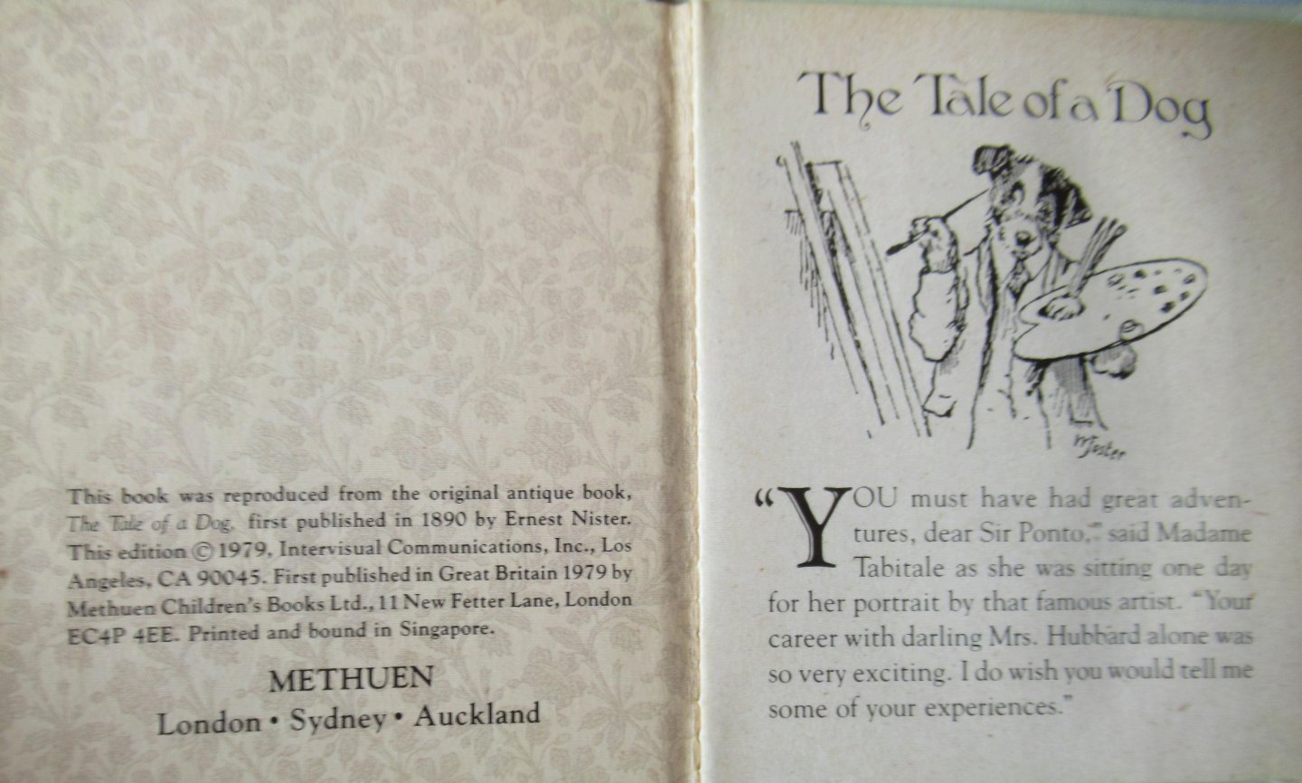 Nister, Ernest - Little tales from long ago. Three little maids - Cat's Cradle - The tale of a dog - Three friends