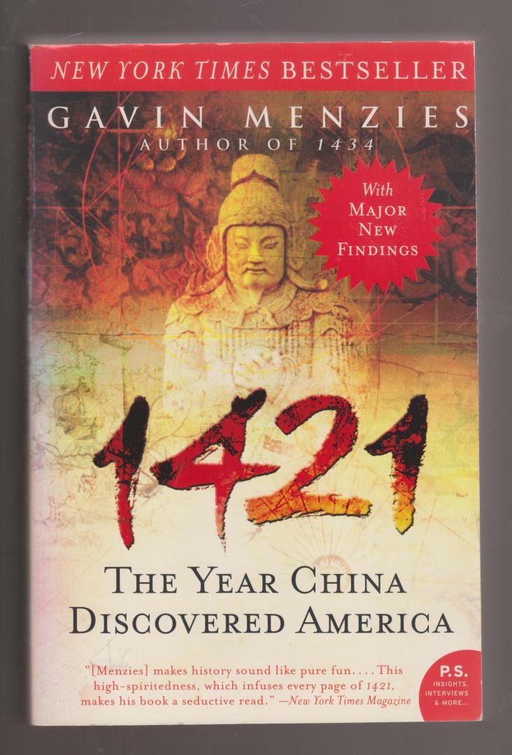 MENZIES, GAVIN (1937 - 2020) - 1421 The Year China Discovered America