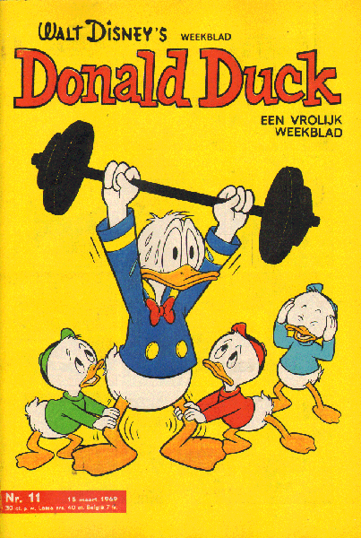 Disney, Walt - Donald Duck 1969 nr. 11 , 15 maart , Een Vrolijk Weekblad,  goede staat