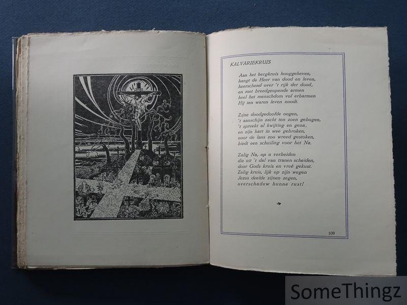 Mortier R.V. gewezen krijgsaalmoezenier. - Grafrijmpjes voor onze gesneuvelde jongens 1914-1919. [Met bijbehorend inlegblad.]