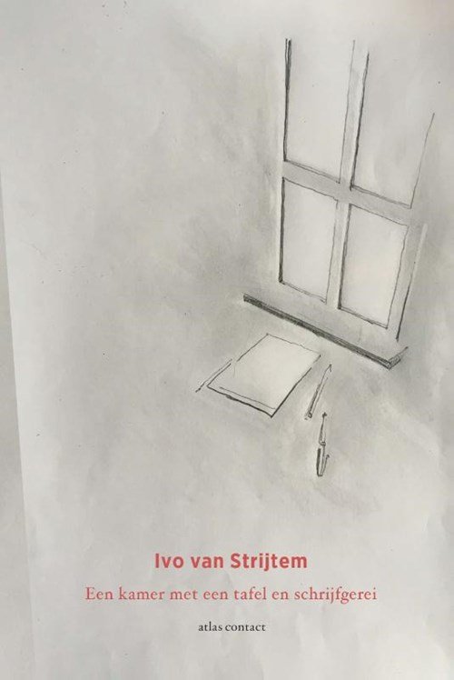Ivo van Strijtem - Een kamer met een tafel en schrijfgerei