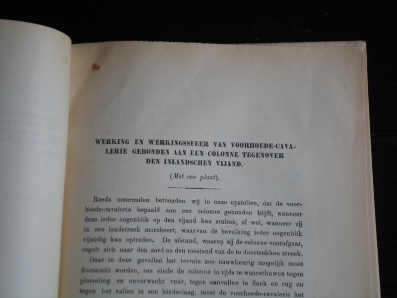 Bakhuis, L.A.  redactie - Indisch Militair Tijdschrift, maandelijkse uitgave van de Indische Krijgskundige Vereeniging