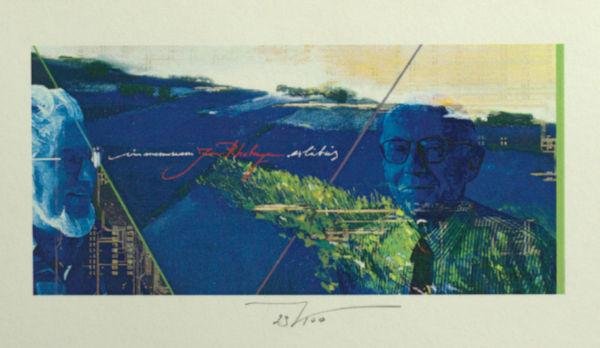 Baeyens, Martin R. - Exlibris in memoriam Jan Rhebergen.