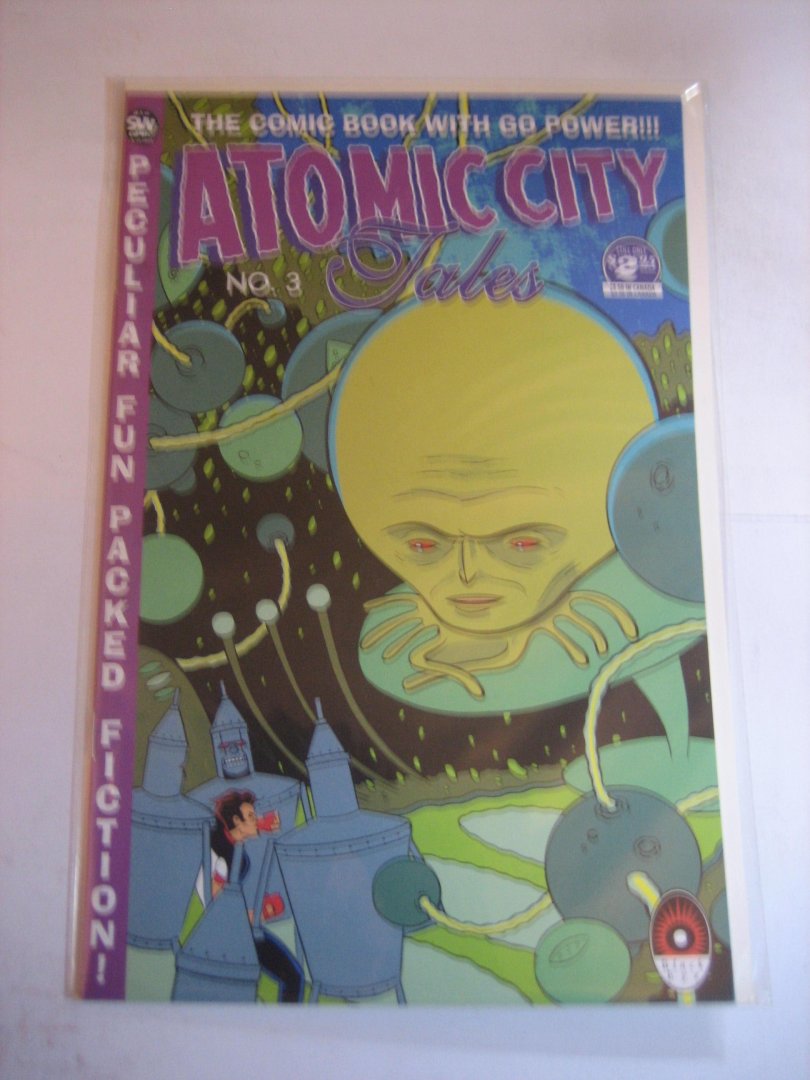  - The comic book with go power!! Atomic city No. 3 Tales
