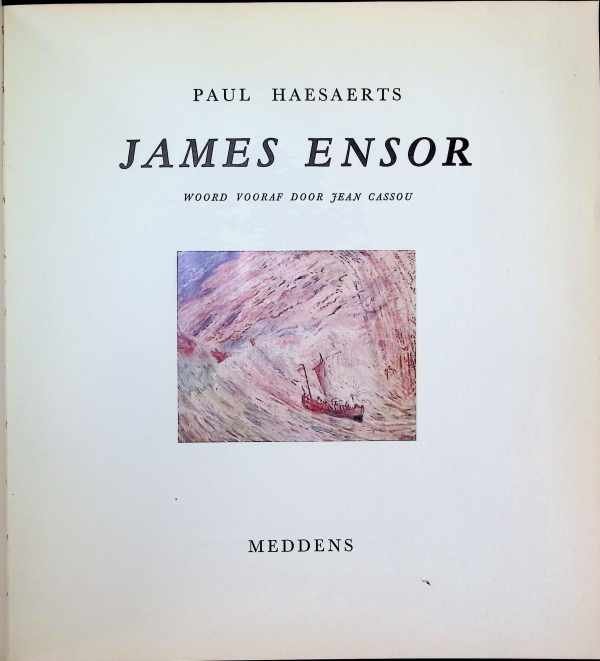 Paul Haessaerts - James Enson  woord vooraf door Jean Cassou