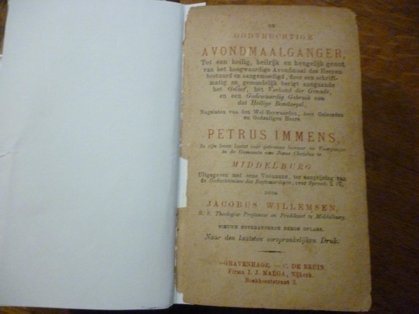 Immens Petrus - De godvruchtige avondmaalganger