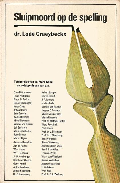 Craeybeckx, Lode - Sluipmoord op de spelling