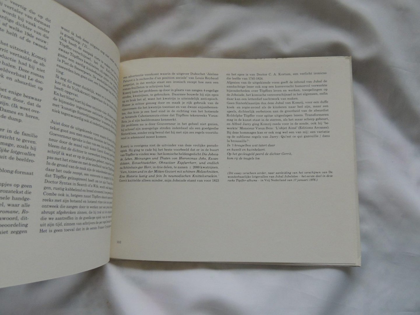 Komrij Gerrit, Topffer Rodolphe - De zonderlinge avonturen van Primus Prikkebeen