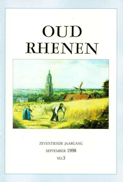 Diversen - Oud Rhenen zeventiende Jaargang September 1998 No. 3