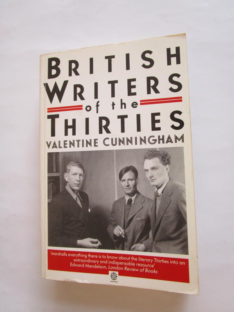 Cunningham, Valentine - British writers of the thirties