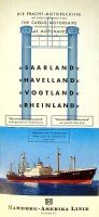 HAL - Brochure Hamburg-Amerika Linie Saarland, Havelland, Vogtland, Rheinland