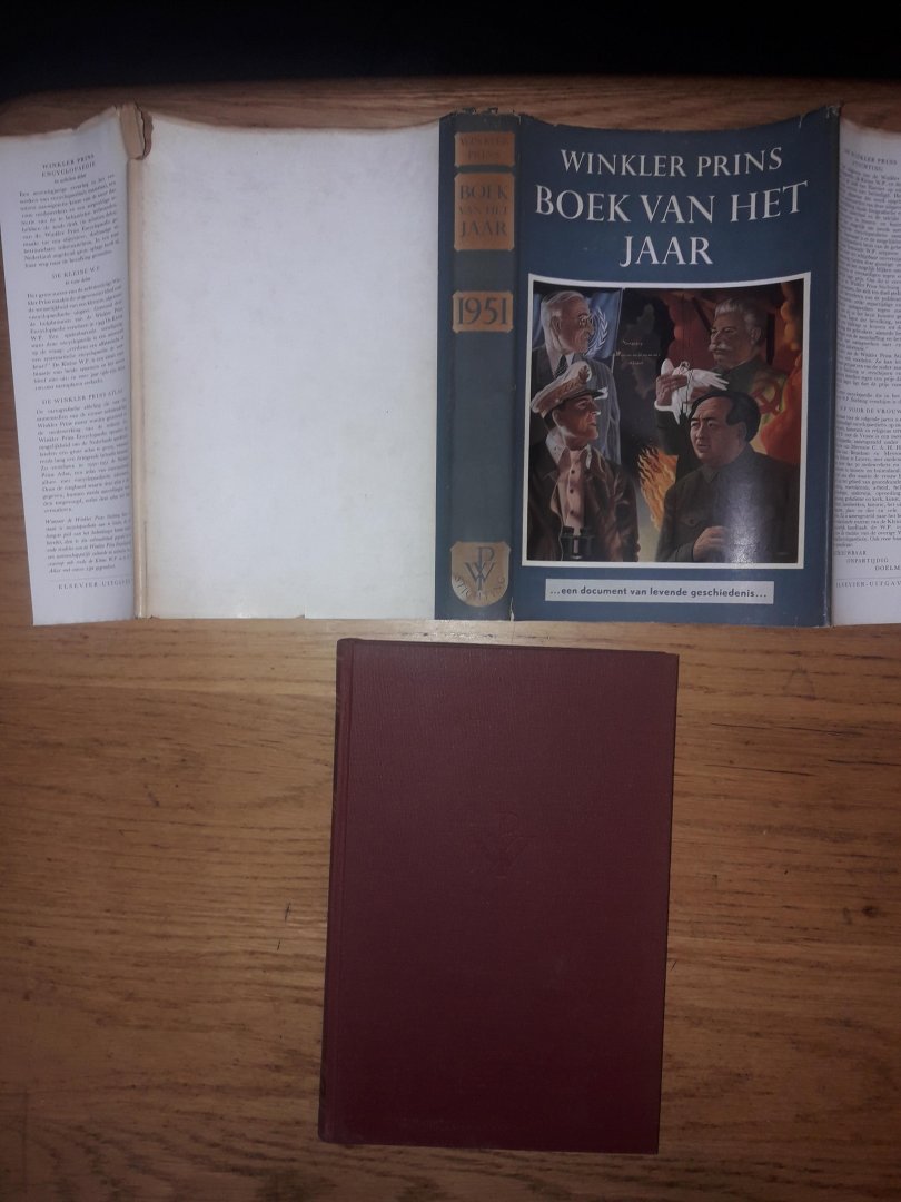 Winkler Prins redacties - Winkler Prins Boek van het jaar 1951 , al wat zich heeft voorgedaan in 1950, encyclopedisch geordend en tot een document van levende geschiedenis gerangschikt