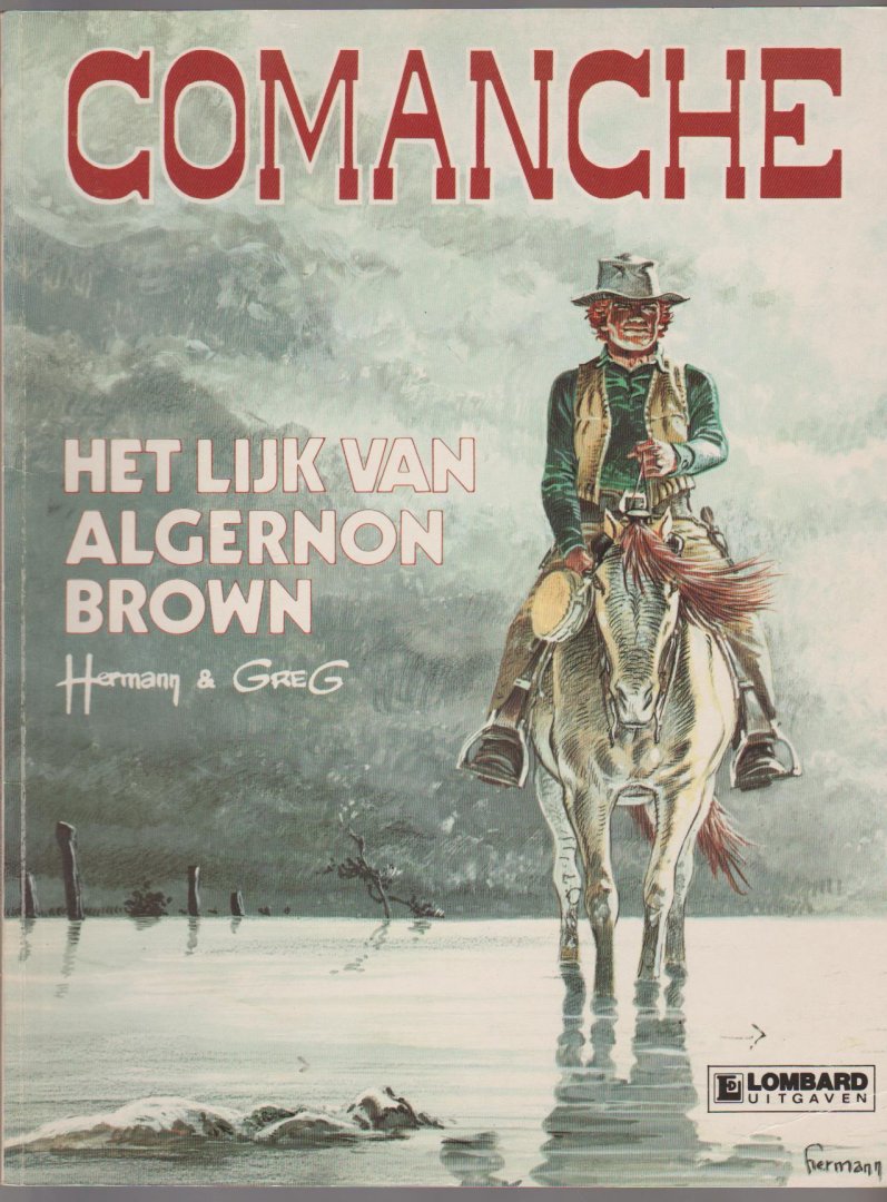 Greg/Hermann (tek.) - Comanche Het lijk van Algernon Brown