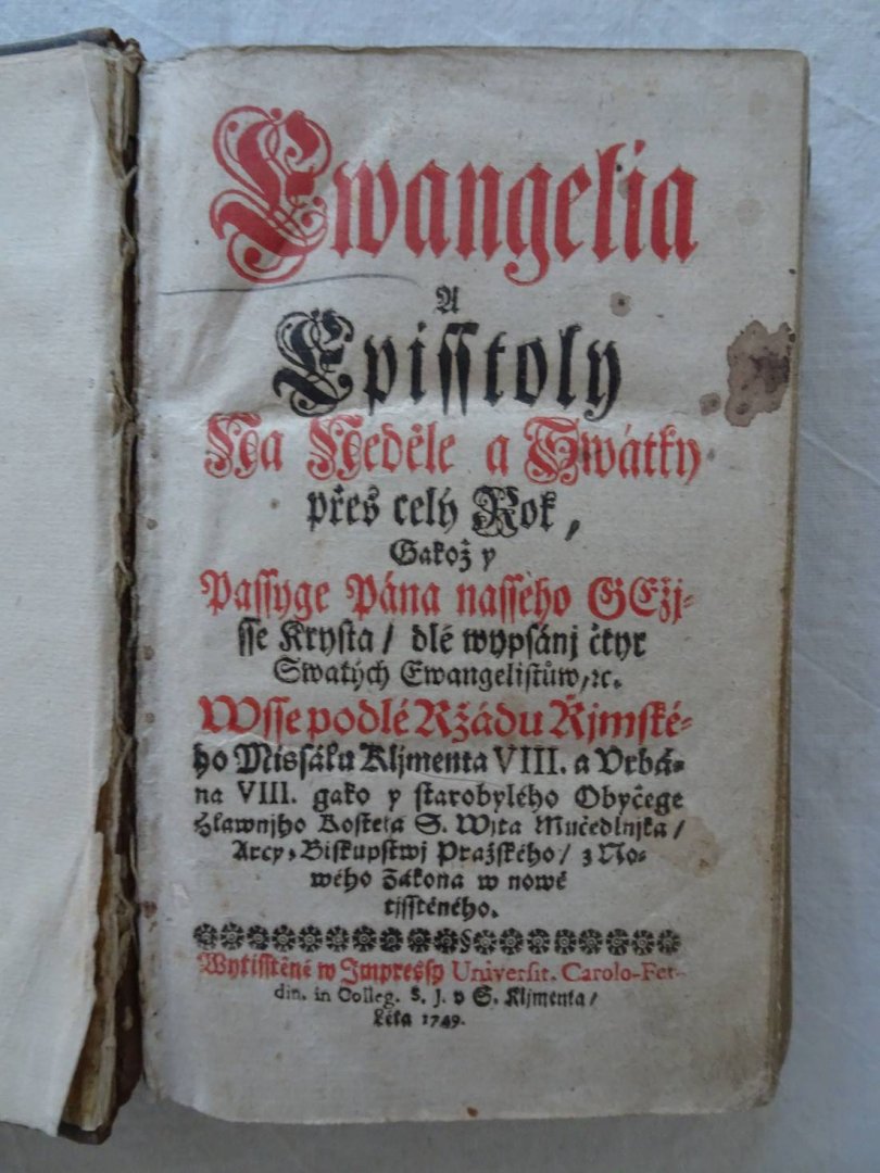  - Ewangelia a Episstoly...