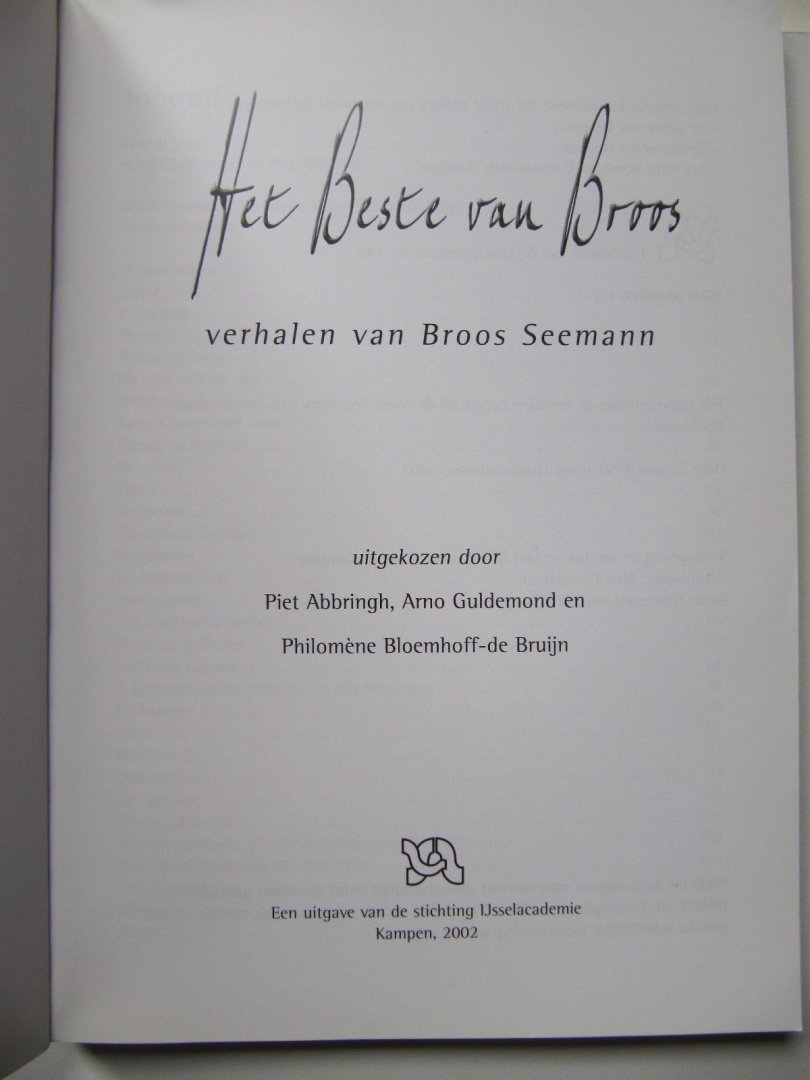  - Het beste van Broos / druk 1