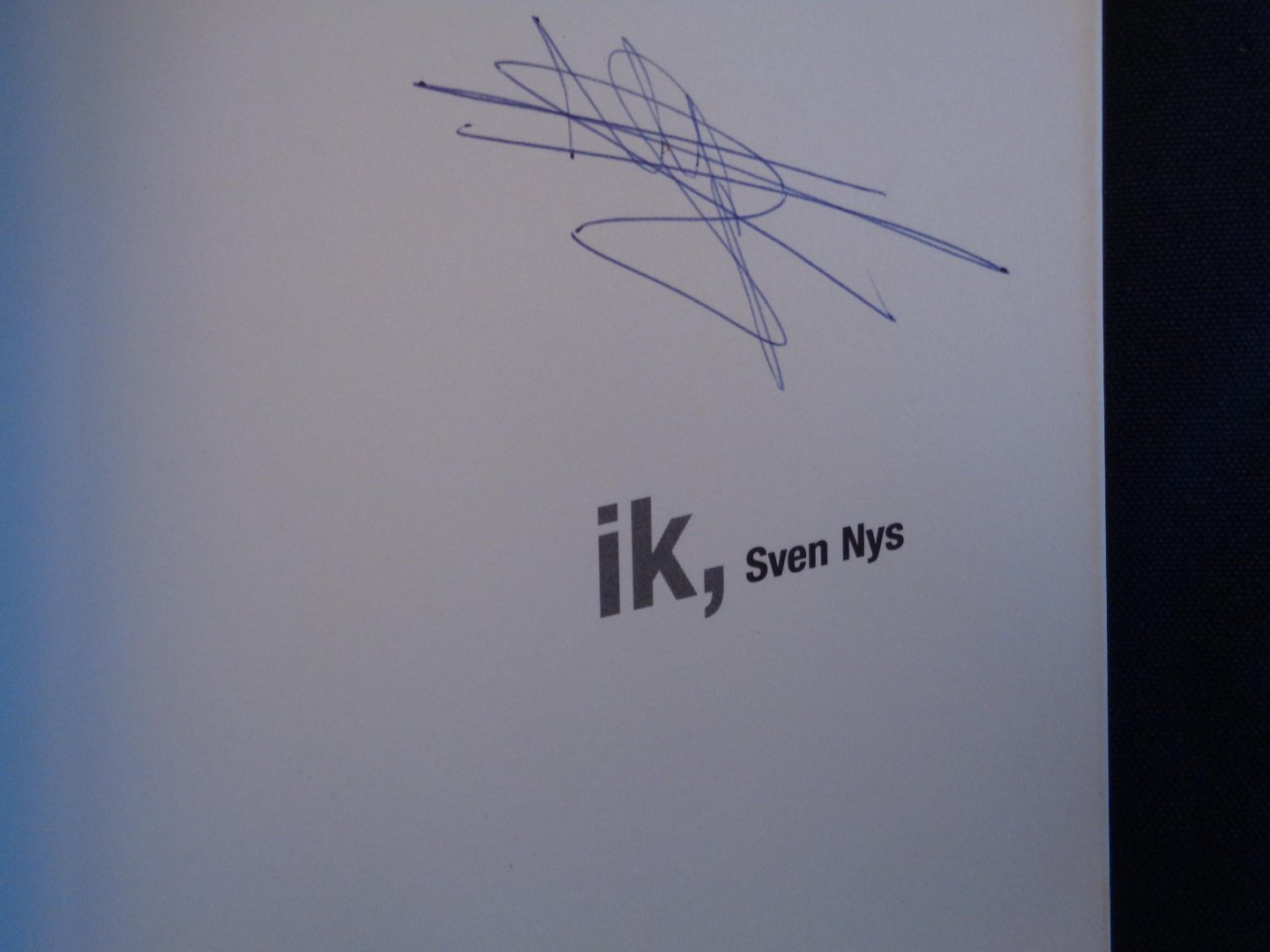 wendy galicia - Ik, Sven Nys / druk 1