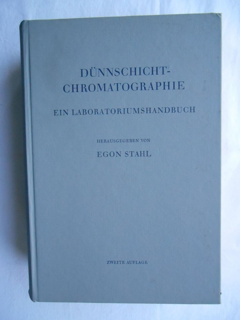 Stahl, E - Dünnschicht-Chromatographie. Ein Laboratoriumshandbuch.