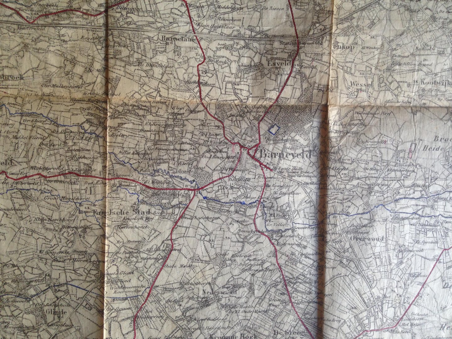  - Nijkerk-Harskamp Topografische en Militaire Kaart