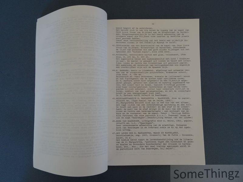 Fons Dierickx (eindred.) - Catalogus tentoonstelling 'De Faluintjes vroeger'. Herdersem, 4, 5, 6 en 7 september 1987.