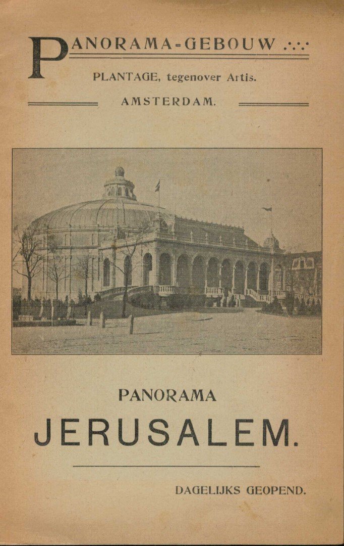 Panorama gebouw - Panorama gebouw Pantage tegenover Artis Panorama Jeuruzalem