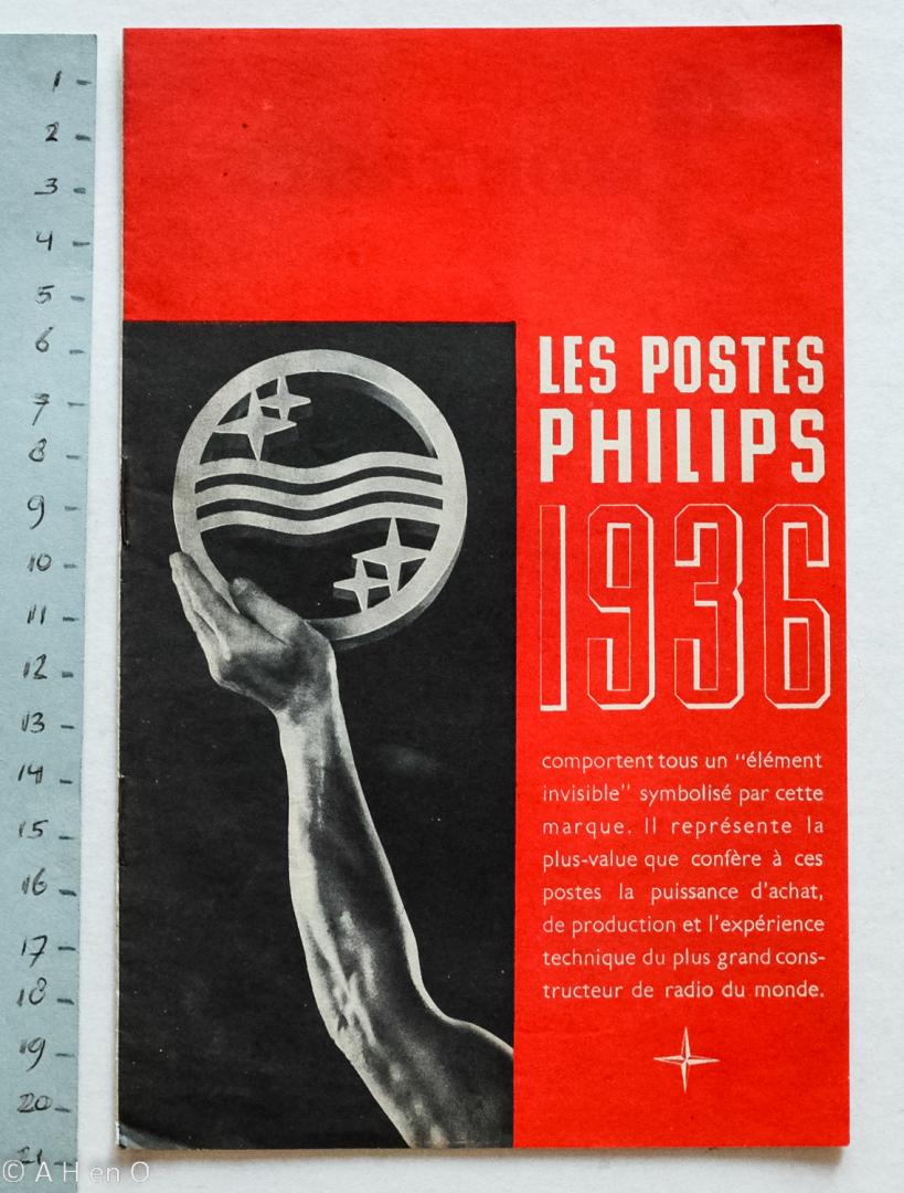  - Les  postes Philips 1936