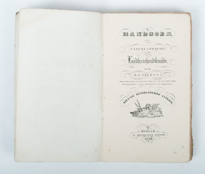 Uilkens, J.A. - Handboek van vaderlandsche landhuishoudkunde